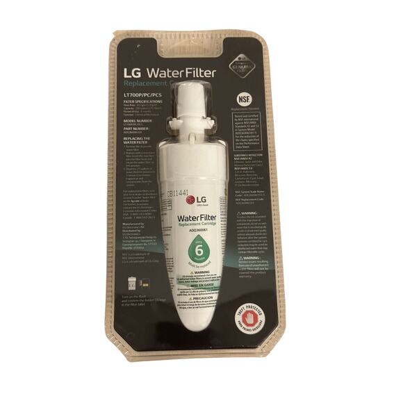 NWB Original LG Water Filter Replacement NSF LT700P/PC/PCS - Picture 1 of 2